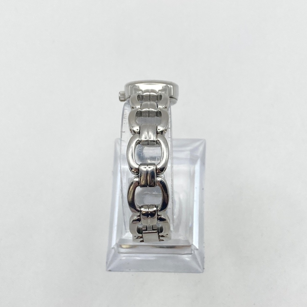Fossil F2 Women's Watch 18mm Silver Tone Pink Dial w/Extenders New Battery 6.75" - Picture 7 of 16